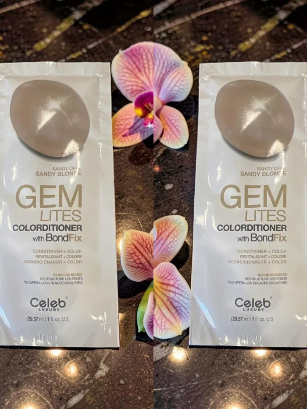 Celeb Luxury Gem Lites Colorditioner with BondFix 1 oz _ 2 units